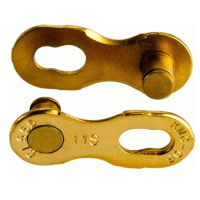 Замок цепи KMC 11R 11ск Gold 2 kit