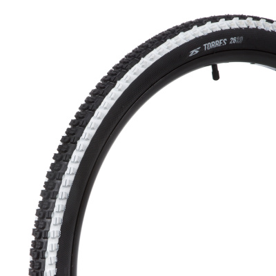 Покрышка Torres ZX-18 Evo 26"х2,0" с белой полоской