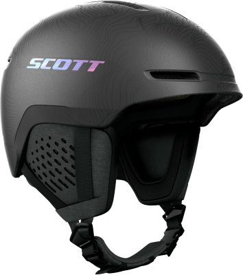 Шлем Scott Track Plus granite black/holo grey
