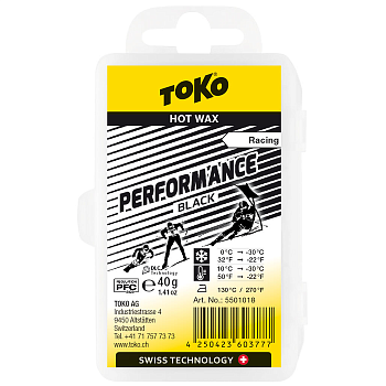 Низкофтористый парафин Toko Performance black (40) Низкофтористый парафин Toko Performance black (40)