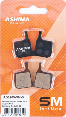 Тормозные колодки Ashima AD0209-SM-S