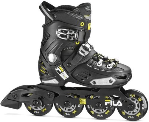 Ролики Fila NRK Junior black/lime