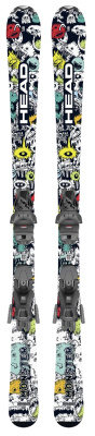 Комплект горных лыж Head 25-26 Monster Easy Jrs+Jrs 7.5 Gw Ca Br 80 [I] white/black