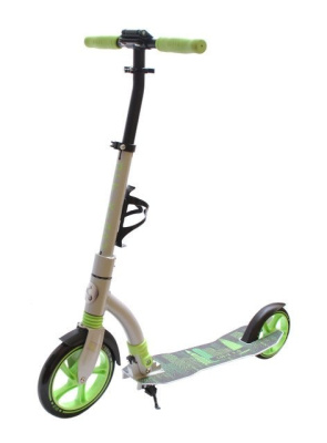 Самокат COD-X 4.0 00-180021 серебристо-зеленый