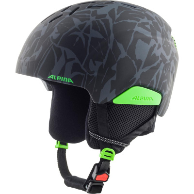 Шлем Alpina Pizi Black-Green Camo Matt