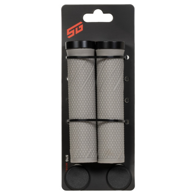 Грипсы STG SZ-056B, 135 мм, Lock-On (Серый)