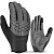 Перчатки Rockbros Pangolin чёрно-серые