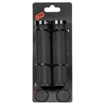 Грипсы STG SZ-056B, 135 мм, Lock-On (Чёрный)