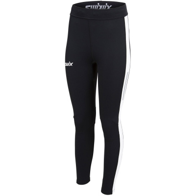 Тайтсы женские Swix Focus warm чёрный/белый Тайтсы женские Swix Focus warm чёрный/белый
