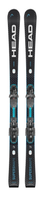Комплект горных лыж Head 25-26 Supershape e-Speed Sw Bb-Pr+Prd 12 Gw Br 85 [F] black-speedblue