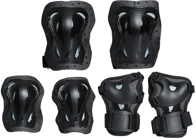 Комплект защиты Rollerblade Skate Gear 3 Pack black Комплект защиты Rollerblade Skate Gear 3 Pack black
