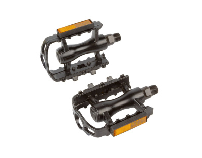 Педали 00-170360 алюминий, чёрные
