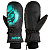 Варежки White Owl Pro mitt чёрный c бирюзовым